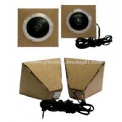 Mini speaker with kraft paper material images