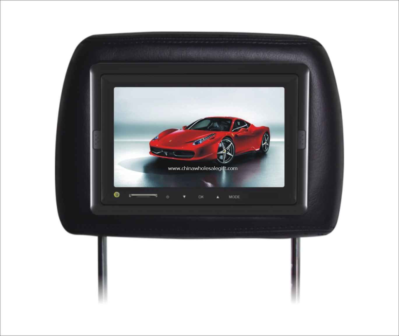 7 inch Digital panel Headrest Monitor with USB function