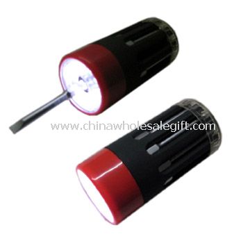 10 dalam 1 screw driver 9LED obor