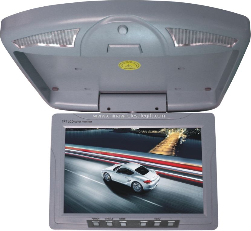 9 inch flip TFT LCD moniteur vers le bas