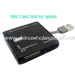 7 CARD SLOTS USB 2.0 All-in-1-kortlæser