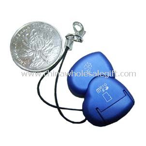 USB 2.0 heart shape T-Flash Card Reader