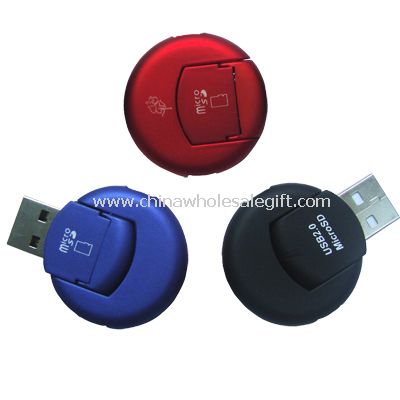 Forma de inima USB 2.0 T-Flash Card Reader