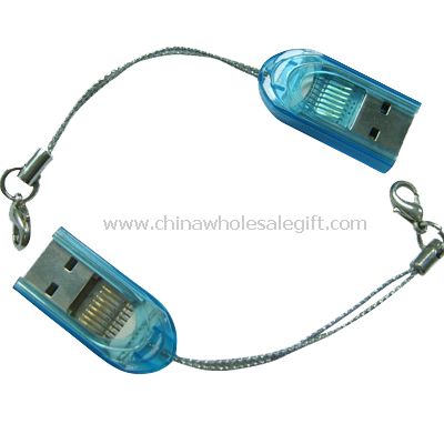 USB 2.0 scheda T-Flash Reader con cordino