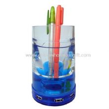 Vase merveilleux aqua crayon de 4 ports USB HUB images