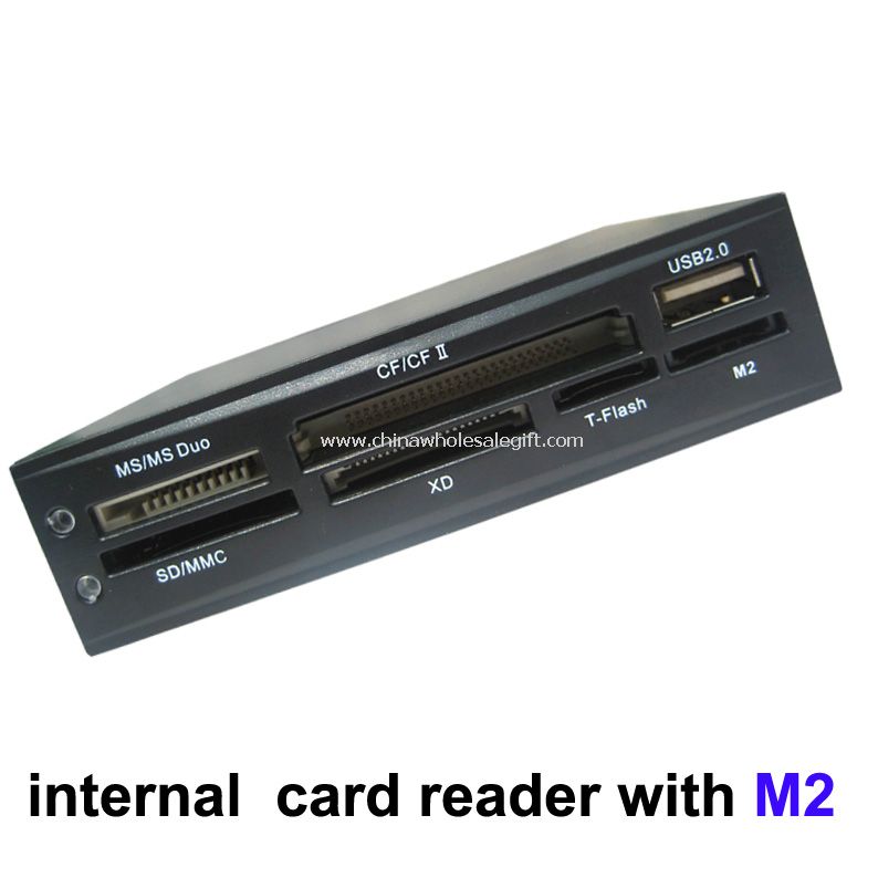 Internal card reader withTF and M2 slot, ONE USB PORT ,Two LED