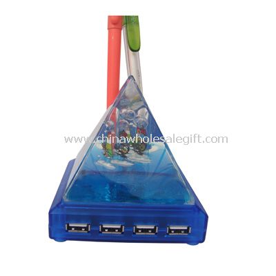 Liquid 4-port pencil vase USB HUB