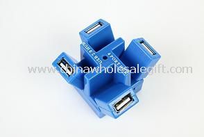 Mini usb 2,0 4 puertos hub images