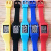 1ATM /3ATM Water Resistance Digital silicon band watch images