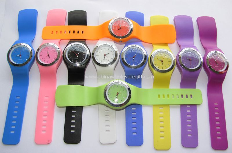 pvc band good looking watch
