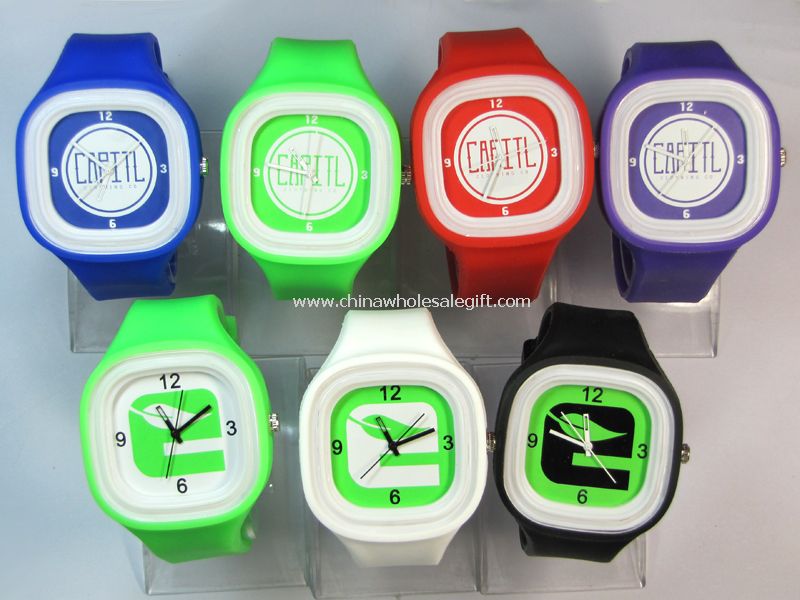 silicon promotional watch