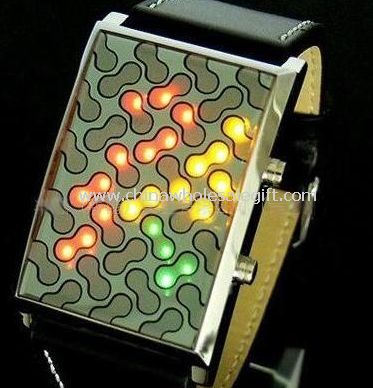 Leather Led watch