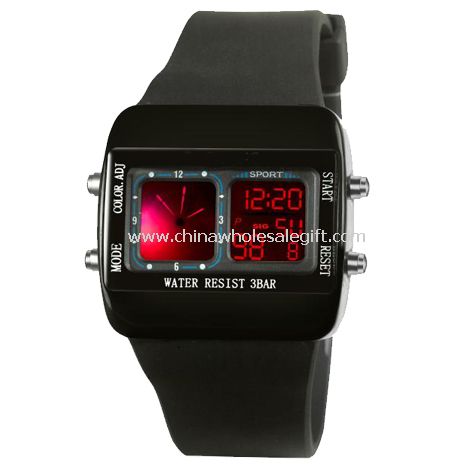LED 2 time watch