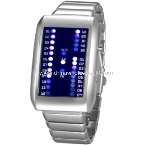 Metal LED watch