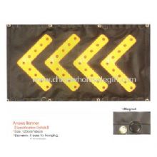Banner warning light with magnet and hanging hole images