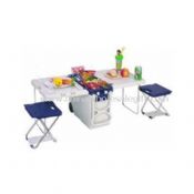 Potable Camping Table and Stool Box images