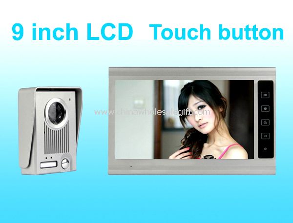 9 calowy ekran LCD wideo domofon
