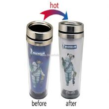 Gift hot change stainless steel cup images