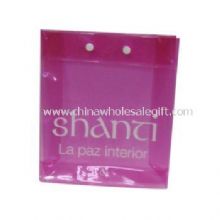 Botón rosado Snapped Cosmetic Bolsa de PVC para images