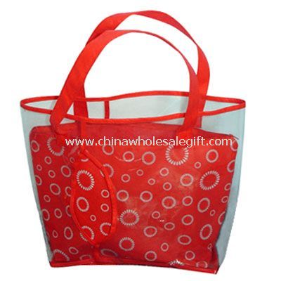 PVC Handbag With Two Layers Of Material