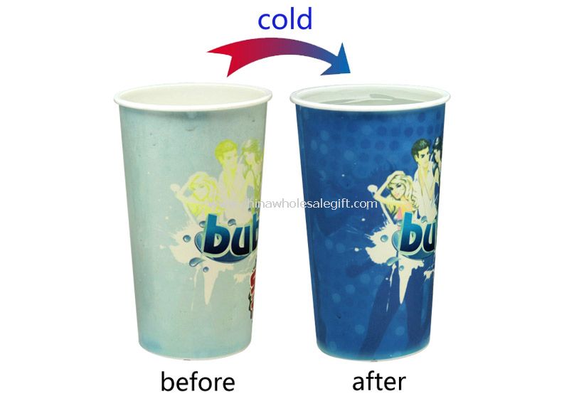 Cold color Change Plastic Cup
