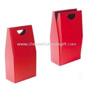 2ST Deluxe PU Leder Wein Box images