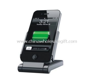 External Battery and Desktop Stand for iPhone and iPod