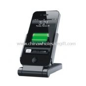 External Battery and Desktop Stand for iPhone and iPod images