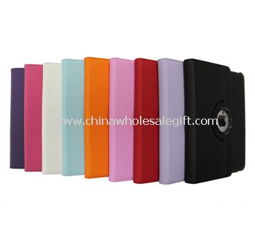 360 degrees rotation ipad2/3 leather case