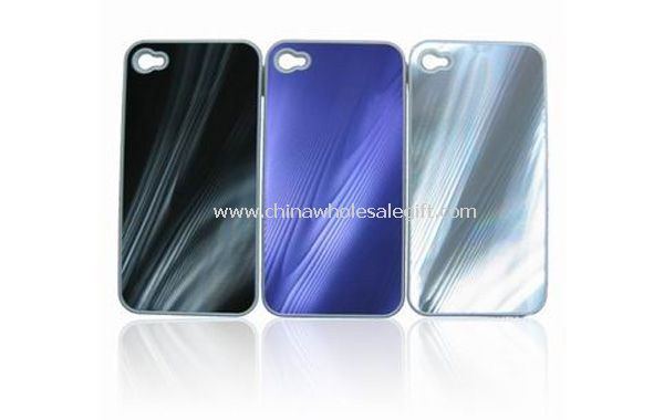 Cases with Aluminum Sticker Suitable for iPhone4