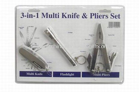 3 in 1 multi knives pliers set