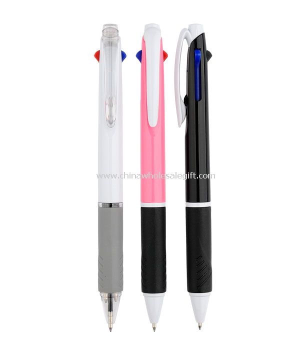 Тонкой многоцветной ручкой