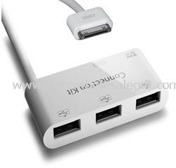 3 порту USB-КОНЦЕНТРАТОРА для ipad