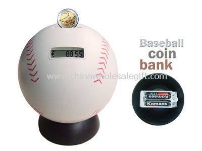 Baseball figur mønt Bank
