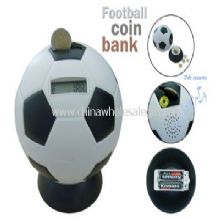 Fotball teller mynt Bank images