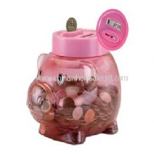 Pig shape Coin Counting Piggy Bank images
