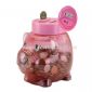 Forme de cochon tirelire comptage de monnaie small picture