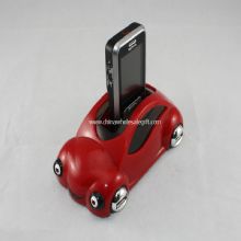 Eje del coche forma usb con soporte para teléfono móvil images