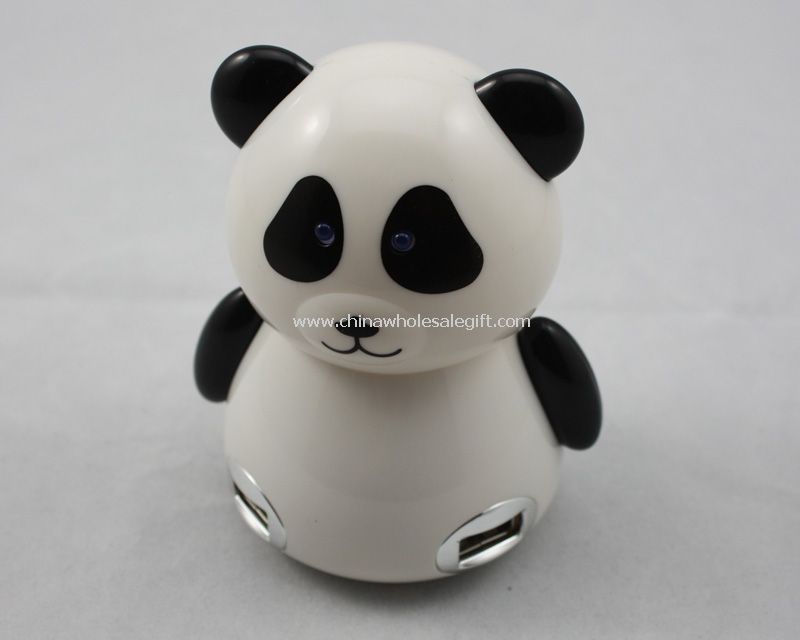 Mini panda kształt 4-portowy HUB USB