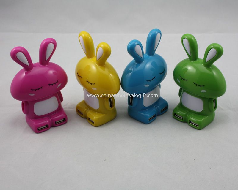 خرگوش های مینی شکل 4-پورت هاب USB