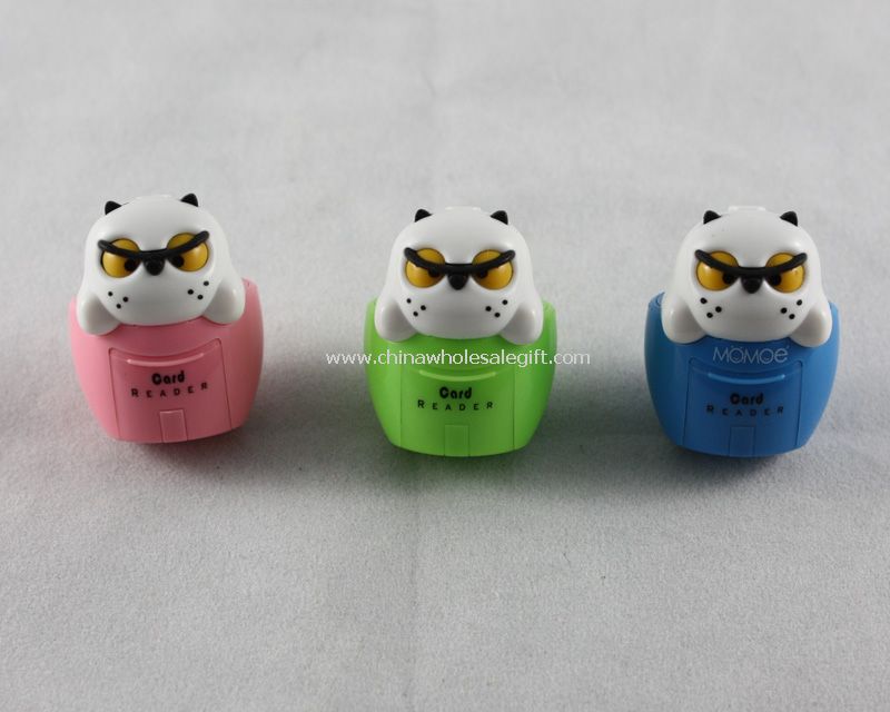 Owl shape card reader