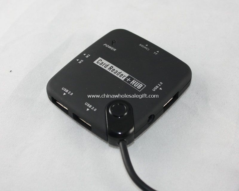 All in 1 card reader with 3 ports usb hub