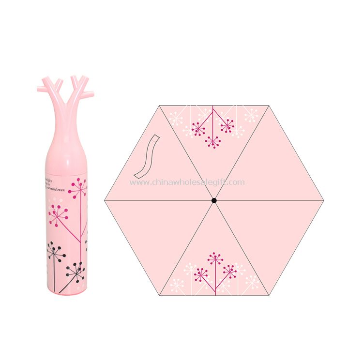 Flor rosa árvore guarda-chuva
