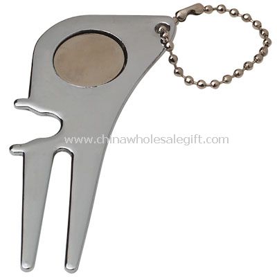 Golf Divot Tool mit Schlüsselanhänger