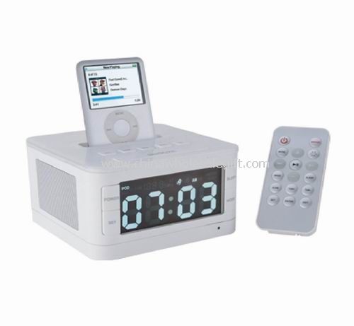 iPod/iPhone Radio Alarm Clock speaker