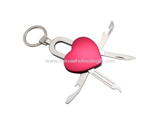 Mini Heart shape Multi-function Knife