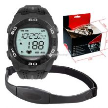 Wireless heart rate watch with chest belt images