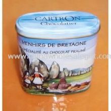 Round Tin Container images
