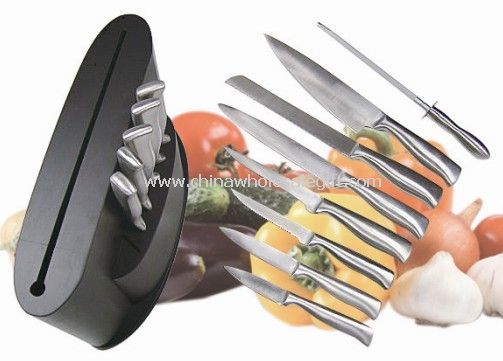 stainless steel handle knife set