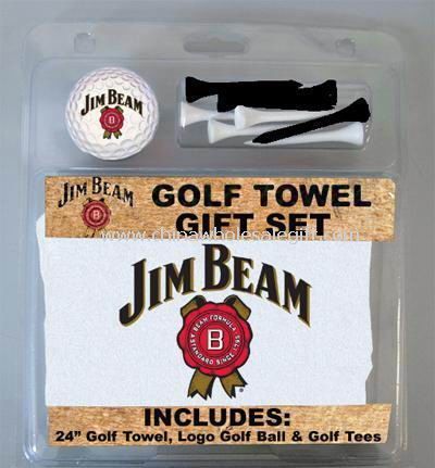 Golf Gift Set with Golf Towel